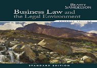 [+]The best book of the month Business Law and the Legal Environment, Standard Edition (Business Law and the Legal Enivorment)  [DOWNLOAD] 