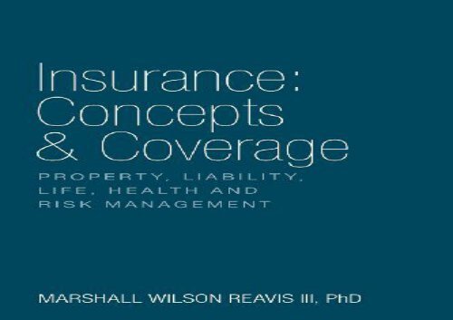 [+][PDF] TOP TREND Insurance: Concepts   Coverage  [DOWNLOAD] 