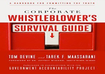 [+]The best book of the month The Corporate Whistleblower s Survival Guide: A Handbook for Committing the Truth (BK Currents)  [NEWS]