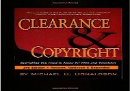 [+][PDF] TOP TREND Clearance   Copyright: Everything You Need to Know from Film   Television [PDF] 