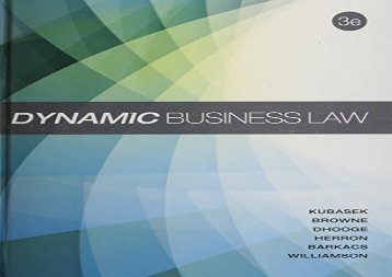 [+][PDF] TOP TREND Dynamic Business Law  [DOWNLOAD] 