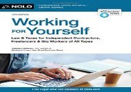 [+]The best book of the month Working for Yourself: Law   Taxes for Independent Contractors, Freelancers   Gig Workers of All Types  [READ] 