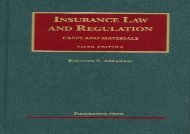 [+][PDF] TOP TREND Insurance Law and Regulation (University Casebook Series)  [READ] 