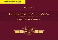 [+][PDF] TOP TREND Cengage Advantage Books: Business Law: Text and Cases - The First Course  [FULL] 