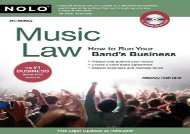 [+][PDF] TOP TREND Music Law: How to Run Your Band s Business [With CDROM]  [DOWNLOAD] 
