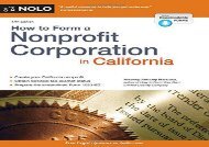 [+][PDF] TOP TREND How to Form a Nonprofit Corporation in California  [READ] 