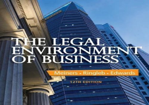 [+][PDF] TOP TREND The Legal Environment of Business  [FREE] 