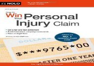 [+]The best book of the month How to Win Your Personal Injury Claim  [NEWS]