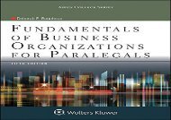 [+]The best book of the month Fundamentals of Business Organizations for Paralegals (Aspen College)  [NEWS]