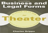 [+]The best book of the month Business and Legal Forms for Theater, Second Edition (Business and Legal Forms Series)  [DOWNLOAD] 