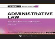 [+][PDF] TOP TREND Casenote Legal Briefs for Administrative Law, Keyed to Cass, Diver, Beerman, and Freeman [PDF] 