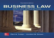 [+]The best book of the month Business Law with UCC Applications  [FREE] 