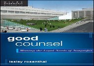 [+][PDF] TOP TREND Good Counsel: Meeting the Legal Needs of Nonprofits  [DOWNLOAD] 