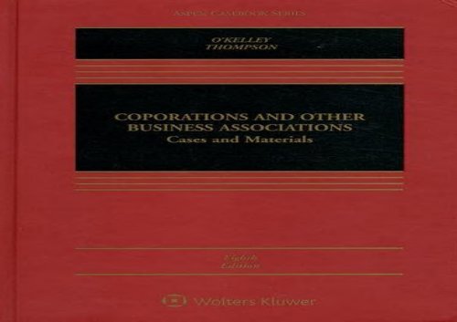 [+]The best book of the month Corporations and Other Business Associations: Cases and Materials (Aspen Casebook)  [NEWS]