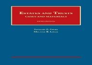 [+][PDF] TOP TREND Estates and Trusts (University Casebook Series)  [DOWNLOAD] 