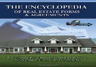 [+]The best book of the month The Encyclopedia of Real Estate Forms and Agreements: A Complete Kit of Ready-to-Use Checklists, Worksheets, Forms and Contracts  [FREE] 