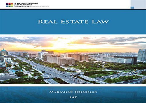 [+]The best book of the month Real Estate Law (Real Estate Law (Seidel, George)) [PDF] 