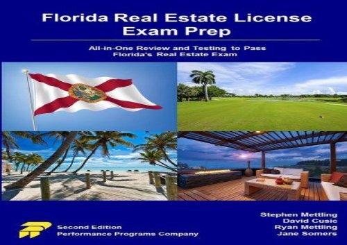 [+][PDF] TOP TREND Florida Real Estate License Exam Prep: All-in-One Review and Testing to Pass Florida s Real Estate Exam  [NEWS]