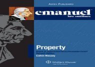 [+]The best book of the month Emanuel Law Outlines for Property Keyed to Dukeminer  [NEWS]