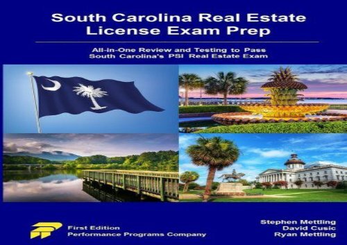 [+]The best book of the month South Carolina Real Estate License Exam Prep: All-in-One Review and Testing to Pass South Carolina s PSI Real Estate Exam  [FULL] 