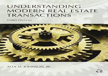 [+][PDF] TOP TREND Understanding Modern Real Estate Transactions [PDF] 