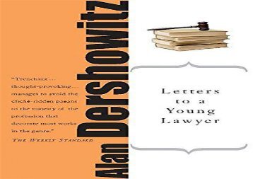[+]The best book of the month Letters to a Young Lawyer (Art of Mentoring) [PDF] 