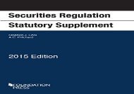 [+][PDF] TOP TREND Securities Regulation Statutory Supplement (Selected Statutes)  [DOWNLOAD] 