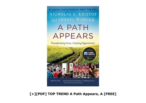 [+][PDF] TOP TREND A Path Appears, A  [FREE] 