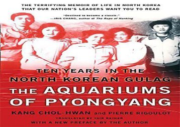 [+]The best book of the month The Aquariums of Pyongyang: Ten Years in the North Korean Gulag  [FULL] 