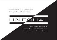 [+]The best book of the month Unequal: How America s Courts Undermine Discrimination Law (Law and Current Events Masters)  [FULL] 