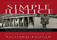 [+][PDF] TOP TREND Simple Justice: The History of Brown V. Board of Education and Black America s Struggle for Equality  [FULL] 