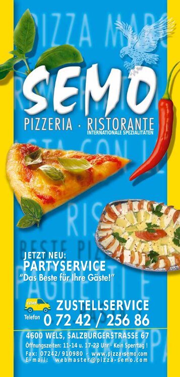 Semo Folder - bei Pizza-Semo.at