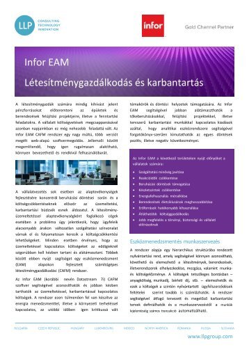 Infor_EAM_letesitmenygazdalkodas_LLP_Group