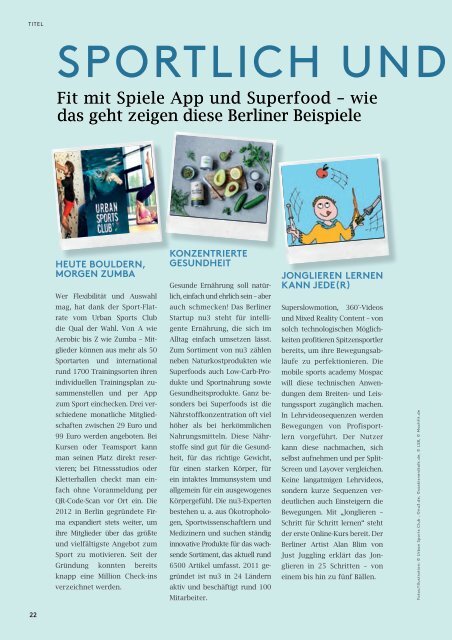 Berlin to go, Ausgabe 2.2018