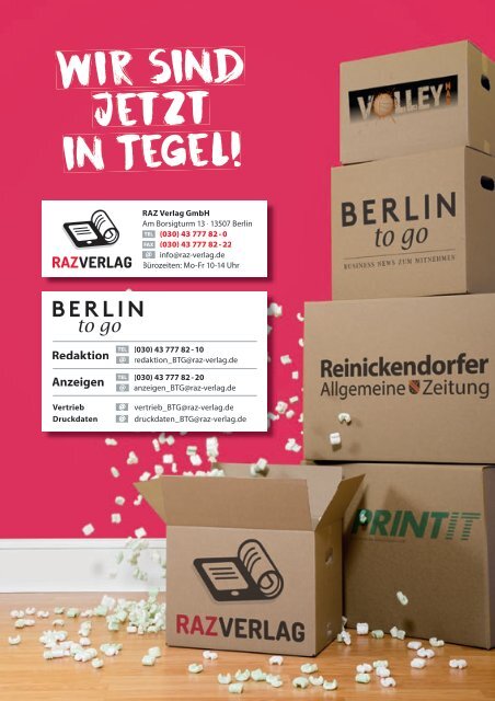 Berlin to go, Ausgabe 2.2018