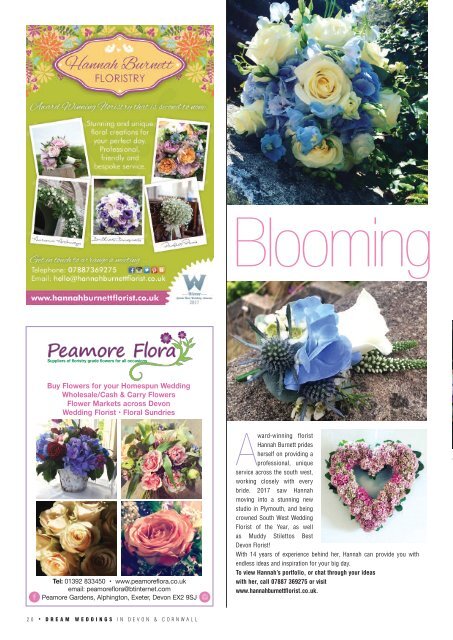 Dream Weddings Magazine - Devon & Cornwall - issue.30