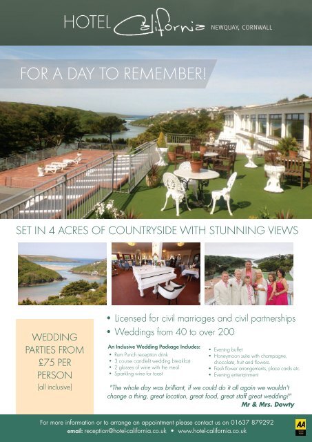 Dream Weddings Magazine - Devon & Cornwall - issue.30