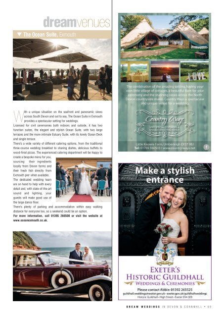 Dream Weddings Magazine - Devon & Cornwall - issue.30