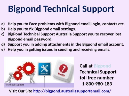 Bigpond Technical Support and Webmail Australia 1-800-980-183 | Help For Login Issue