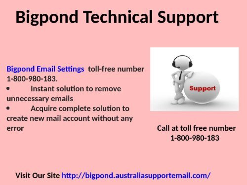 Bigpond Technical Support and Webmail Australia 1-800-980-183 | Help For Login Issue