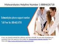 Support For Malwarebytes Helpline Number 1-8884626718