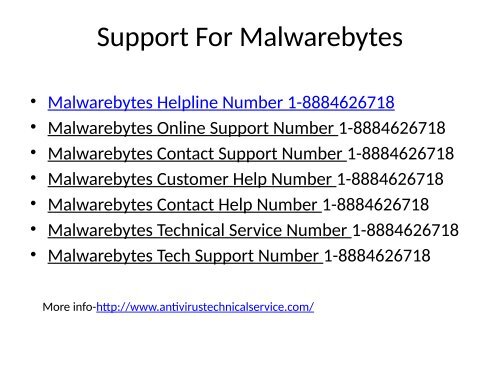 Support For Malwarebytes Helpline Number 1-8884626718