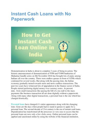 Payday Loans For Very Bad Credit >> Instant Cash Loans with No Paperwork in India Payday Loans For Very Bad Credit >> Instant Cash Loans with No Paperwork in India
