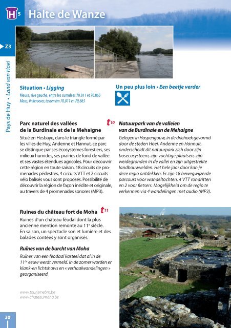 Tourisme fluvial en Wallonie 2018