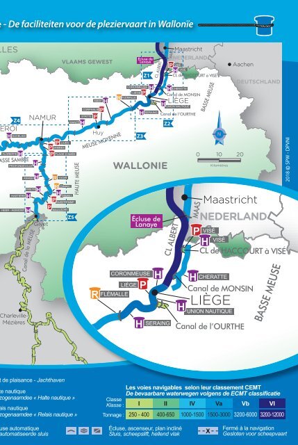 Tourisme fluvial en Wallonie 2018