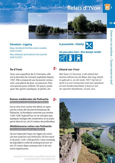 Tourisme fluvial en Wallonie 2018