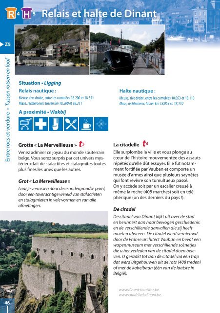 Tourisme fluvial en Wallonie 2018