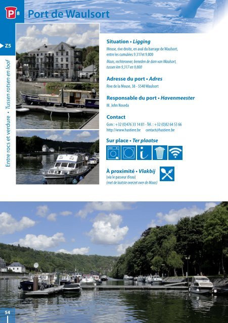 Tourisme fluvial en Wallonie 2018