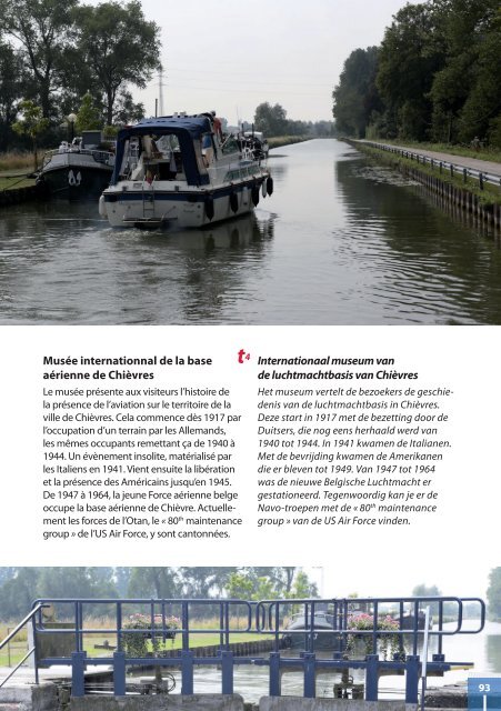 Tourisme fluvial en Wallonie 2018