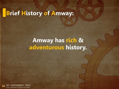 Amway case study